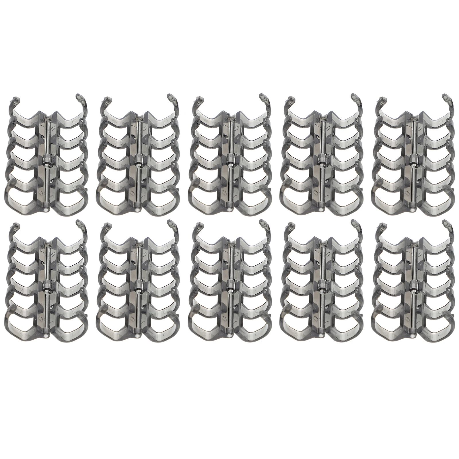 

10pcs Binding Rings Plastic Circle Household Key Ring Buckle Scrapbook Notebook Planner Student Teacher