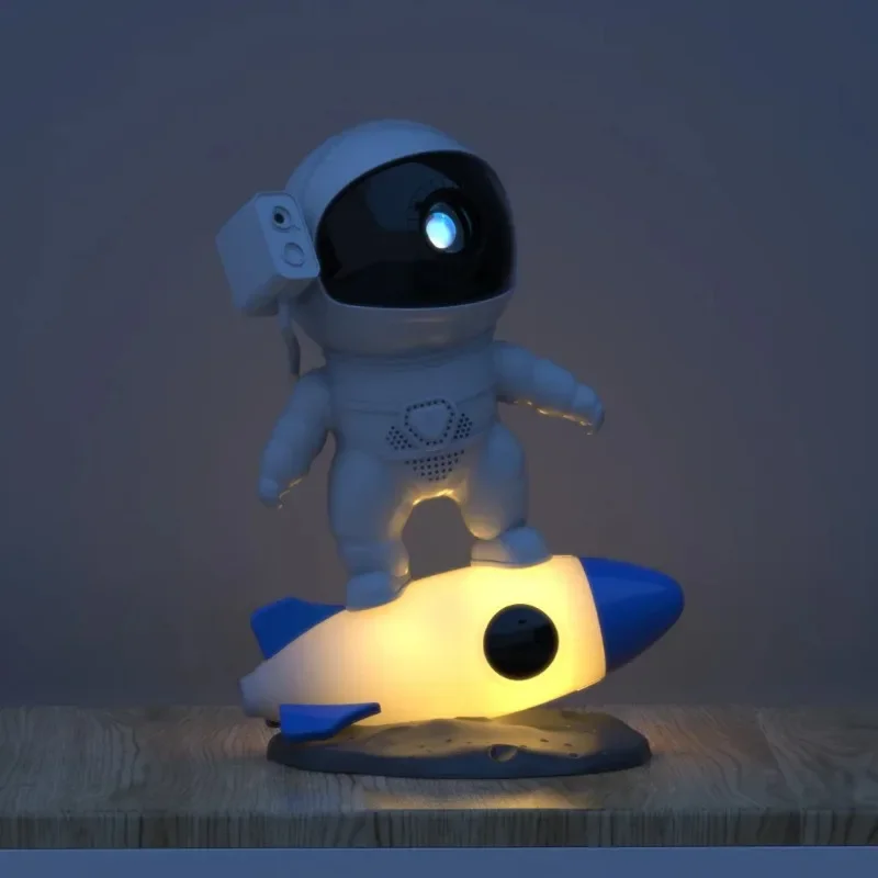 12 LED Projection Laser Galaxy Robot Light Rocket Astronaut Star Galaxy Projector Night Light