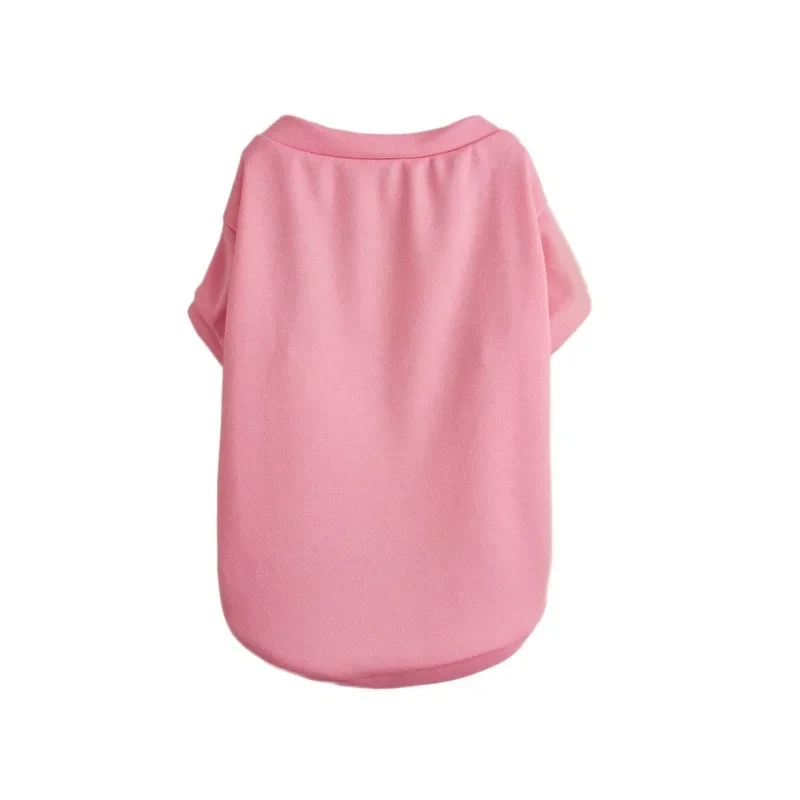 Breathable Dog T-shirt Solid Comfortable Thin Vest for Yorkshire Terrier Cute Summer Pet Clothes Dog Vest Pet Supplies - Image 2