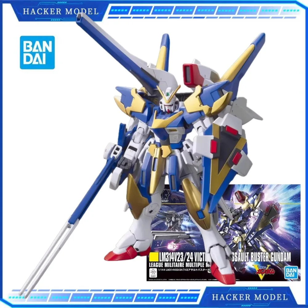 

Bandai Gundam Authentic Hguc 1/144 Lm314v23/24 Victory Two Assault Buster Gundam Assembly Model Kit Gift Toy Action Figure Model