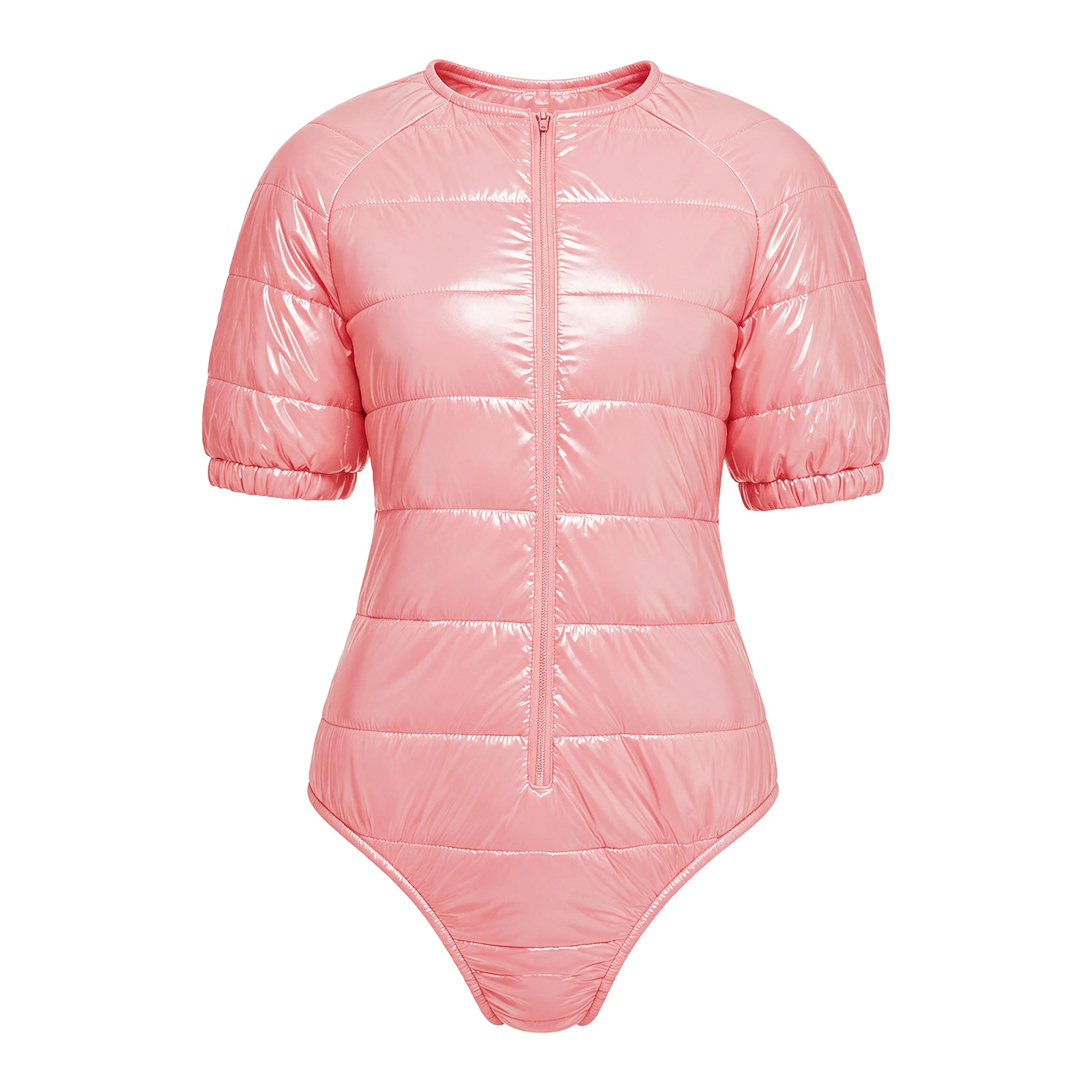 Winter Clothing Needs - Women Quilted Puffer Padded Bodysuit Waterproof