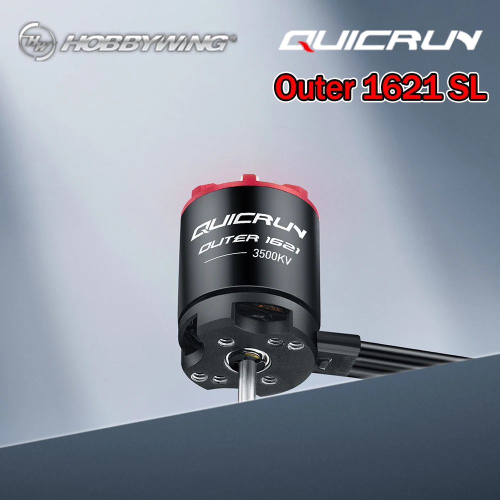 HOBBYWING QuicRun WP Mini24 25A ESC Outer 1621 3500KV Motor Brushless Sensorless Combo for 1/18 1/24 RC Model Car Crawler