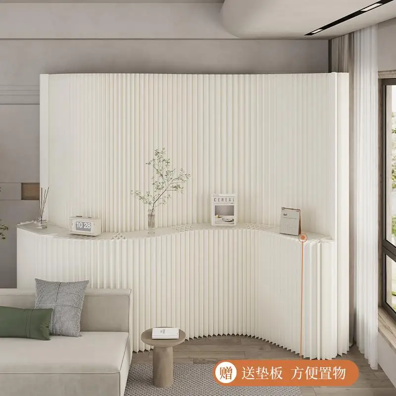 Screen Partition Storage Booth Paper Wall Porch Bedroom Artifact Background Wall Wall Simple