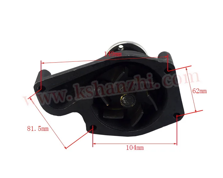 490B-42100 Forklift Parts 490B-42000 Iron Water Pump for 490/485/4D27