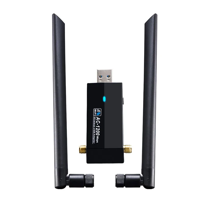 USB Adapter Dual Band RTL8812AU 2.4G/5GHz Wireless Wi-Fi Dongle Network Card USB 3.0 Adapter For Windows 7/10/11/kali Linux