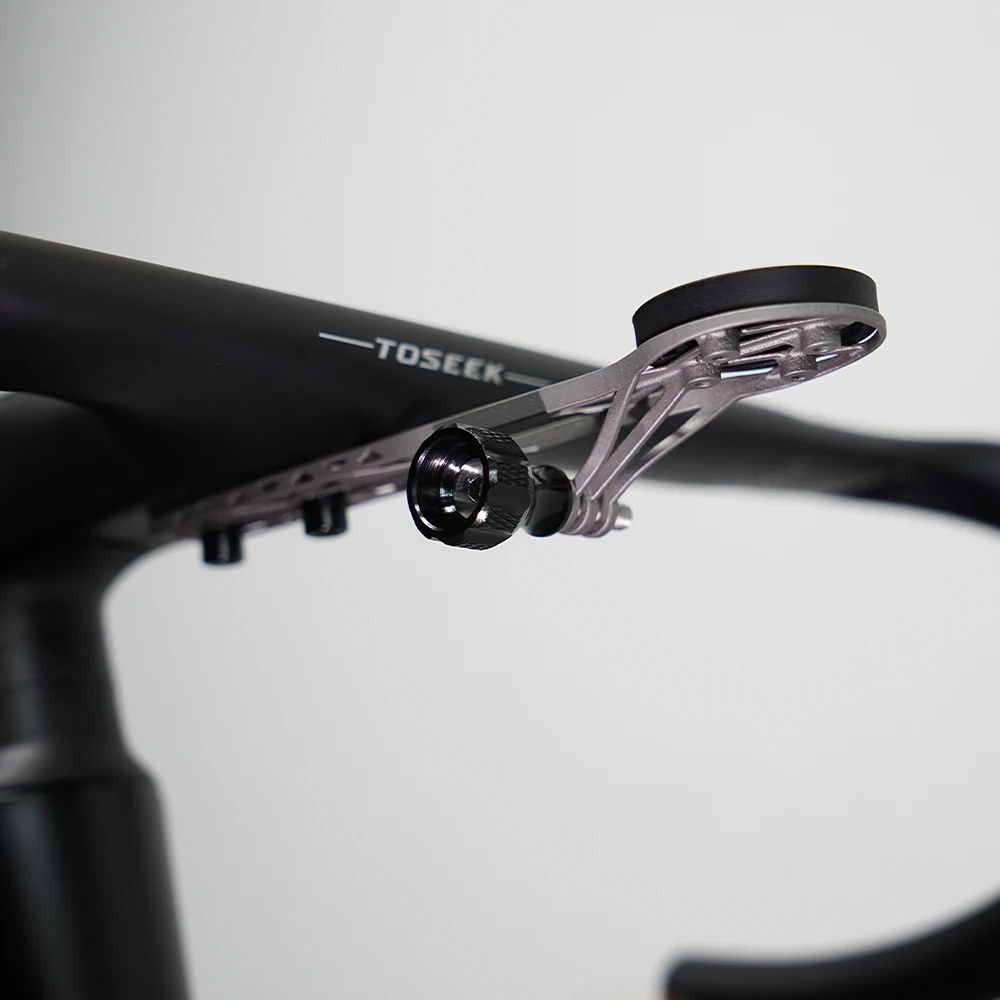 TOSEEK 3D-gedruckte Titanlegierung Fahrradcomputer-Verlängerungshalterung Fahrrad-Handyhalterung Fahrradständer Wahoo Garmin Halterung – Detail 13