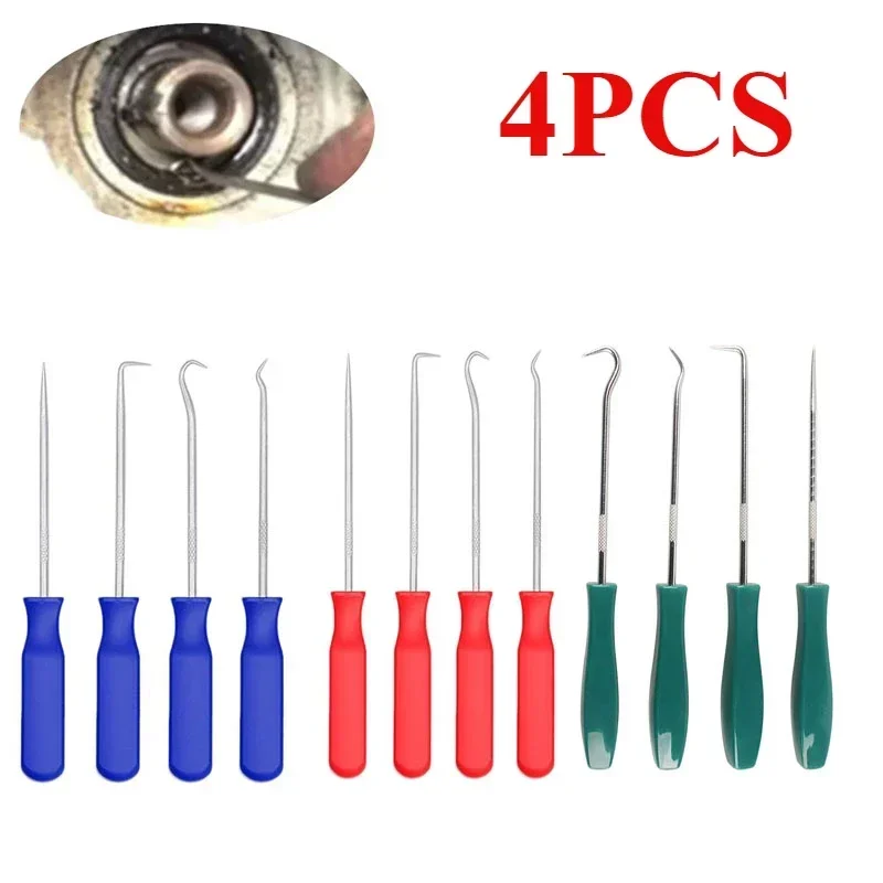 4PC Screwdrivers Set  Auto Seal O-Ring Gasket Pick Puller Remover Pick Hooks Tools Repair Auto Vehicle Sealing 16cm Oil Hot Sale