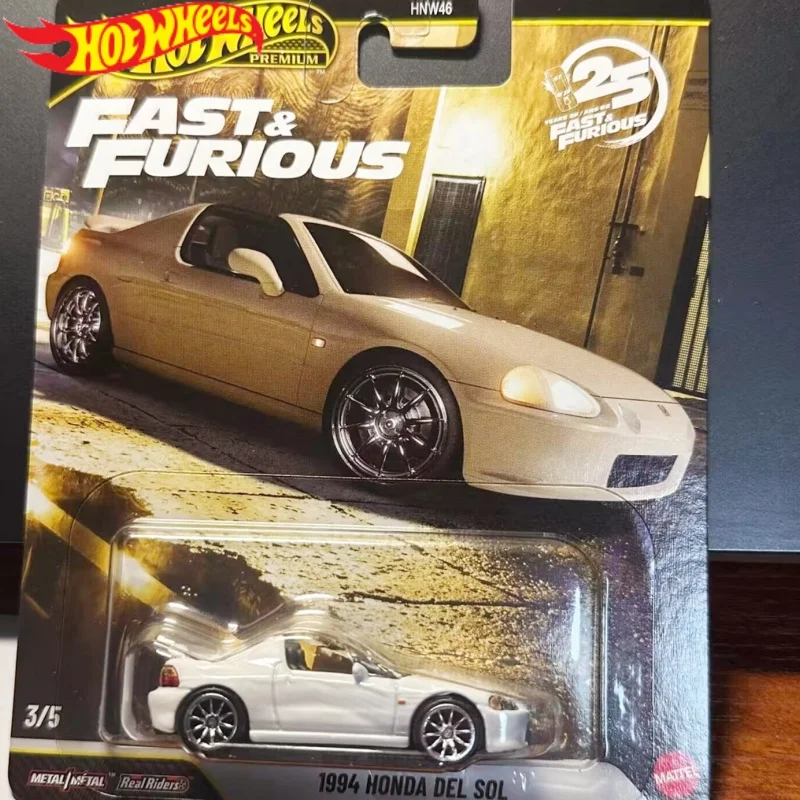 

Hot Wheels Fast & Furious 25th Anniversary 1:64 Scale Die-Cast Car Real Riders Tires Metal Metal 2026 Collectible Toy Model