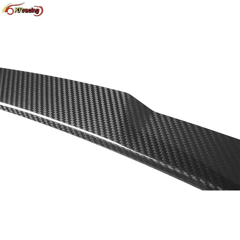 مناسبة لـ VS Style ألياف الكربون الخلفي الجذع الشفاه الذيل الجناح Ducktail المفسد لسيارات BMW 4 Series G26 4-Door 2021+