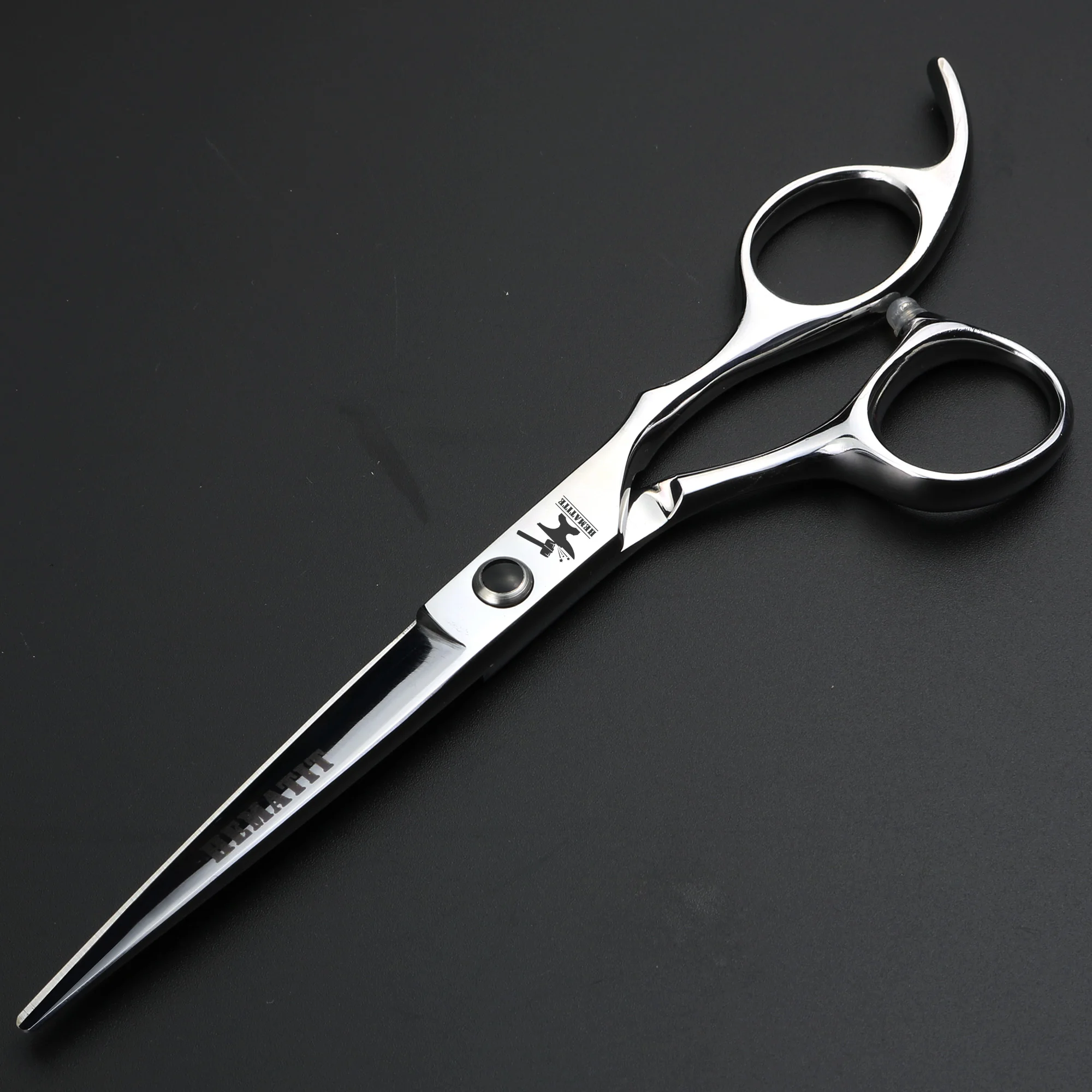 XUANFENG bull Screw Barber Cutting and Thinning Scissors 6-inch Japanese 440C Steel Hair Scissors