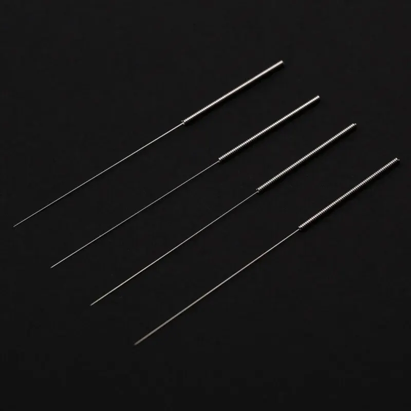 500PCS Disposable Acupuncture Needles 0.25*40mm Sharp Smooth Quality Stable Toughness Good Non-Silver Sterile Needles