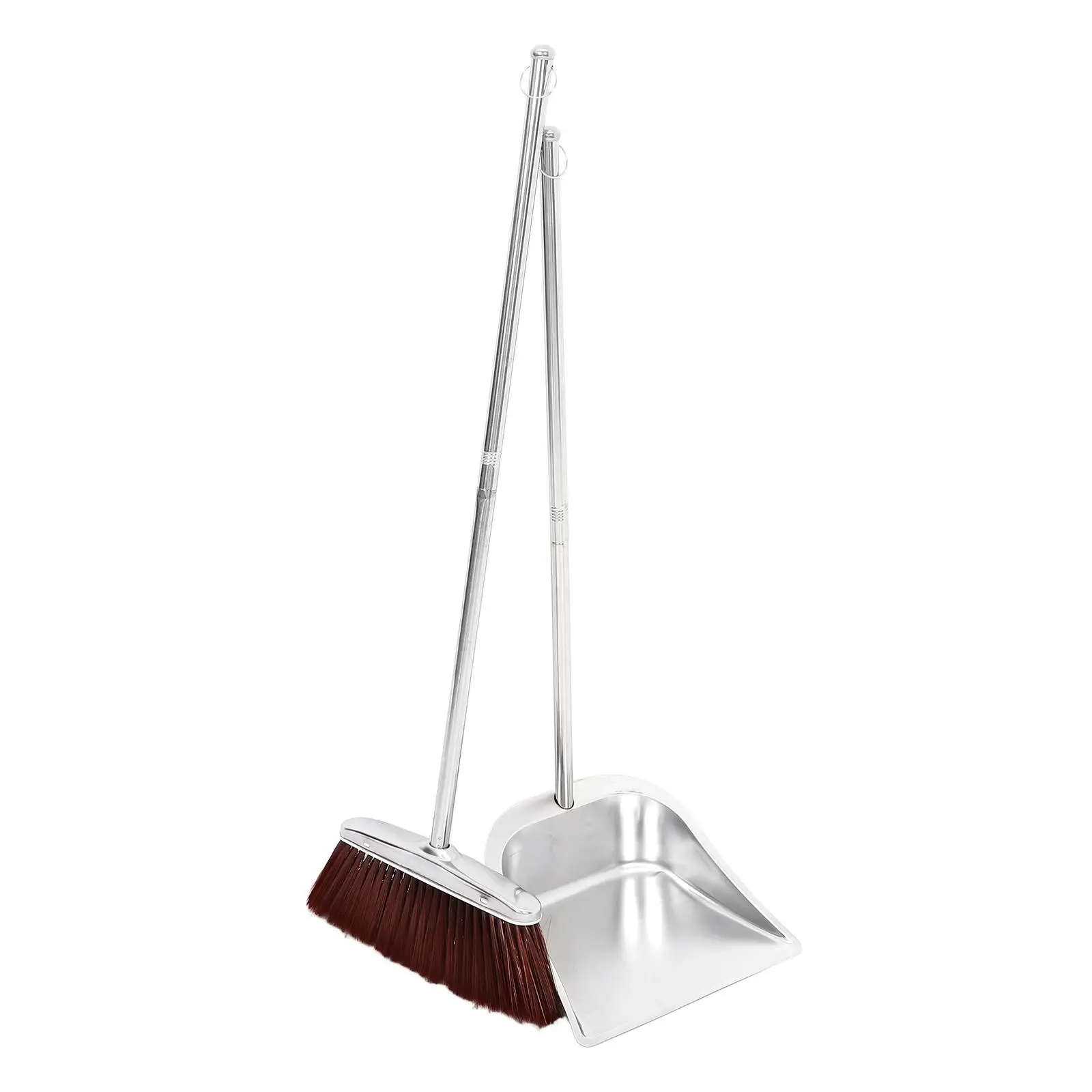 

Stainless Steel Dustpan Household Brooms Cleaning Shovel Office Dustpans Plastic Home with Kit Whisk