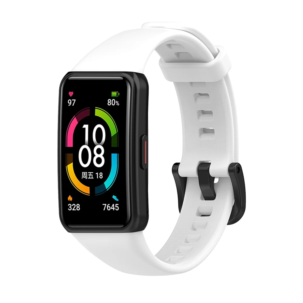 Correa de silicona para Huawei Band 6 Pro, pulsera inteligente, Honor Band 7, 6