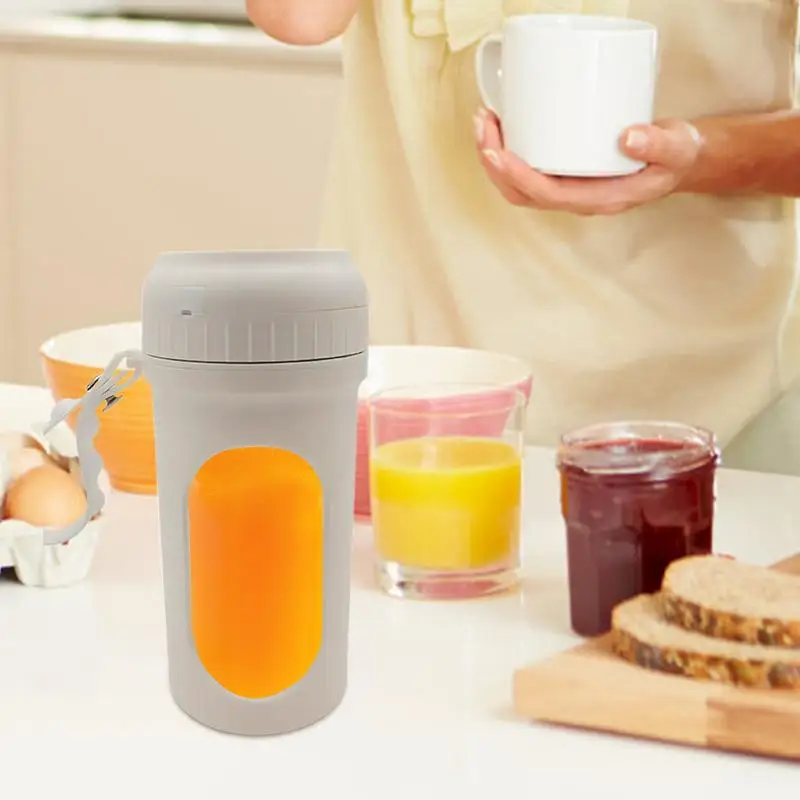 Cordless Juicer Cup Wireless Charging Electric Smoothies Maker 350ml Automatic Fruit Juicer With Built-in Safety Button For