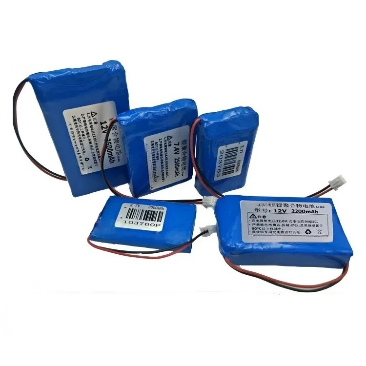 for Lede 3.7V 7.4V 11.1V 12V 2000mAh Polymer Lithium Battery Pack with Protective Plate 1000mAh