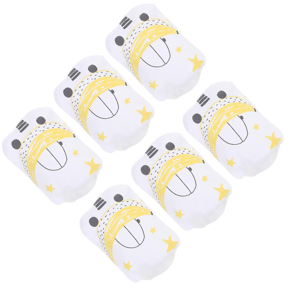 

3pcs Anti-Scratch Cotton Baby Gloves Infant Mitten Cotton Baby Gloves Soft Breathable Protection For Newborn White