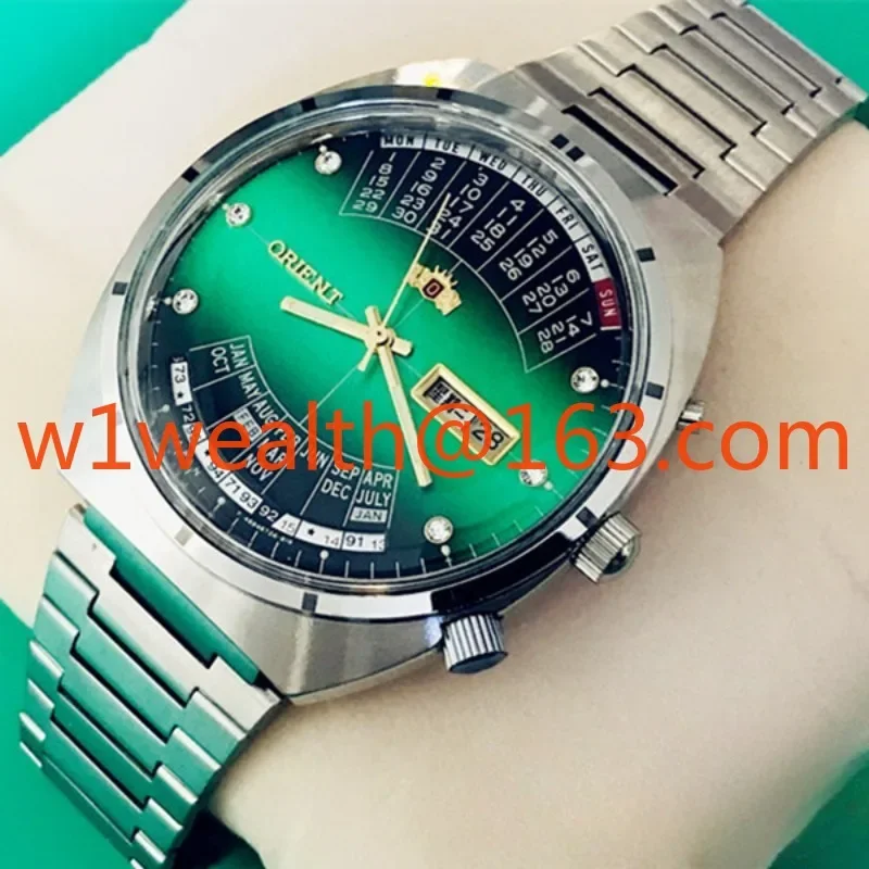 Japanese men's watch fashion trend double lion automatic mechanical watch watch perpetual calendar