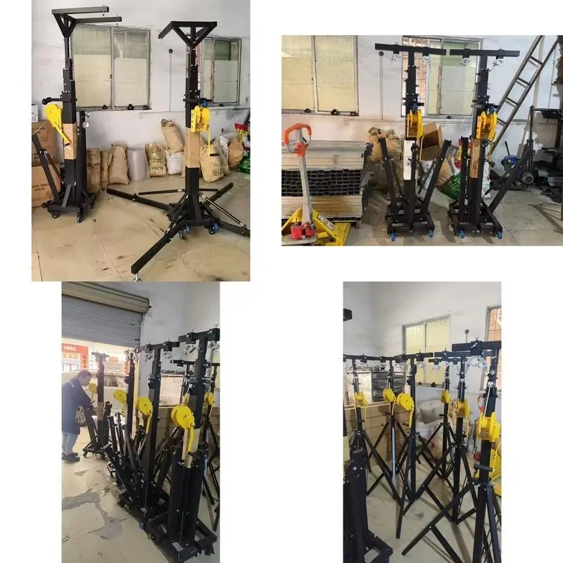for 6 meters heavy-duty manual lifting bracket 300kg load-bearing, light truss bracket, lifting tower, speaker line array