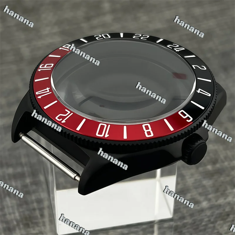 

40mm sapphire crystal GMT standard time case NH34 NH35 NH36 NH38 NH70 NH71 NH72 10 bar water-resistant