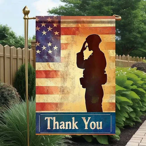Patriotic Veterans& Memorial 3D Print Garden Flag EEJ UUN