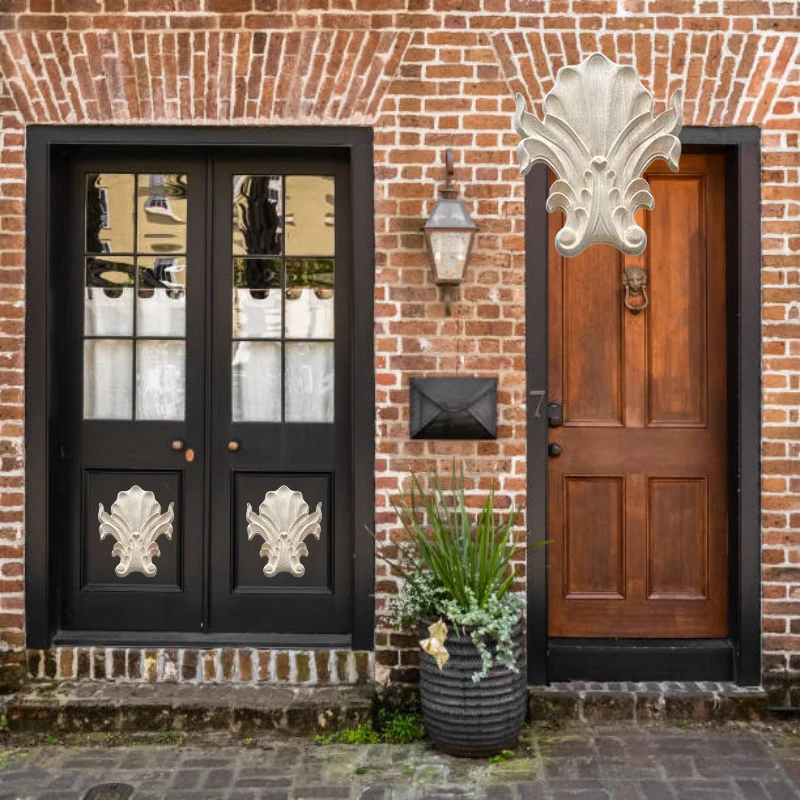 ديكور زهور من الخشب الصلب الأوروبي القديم - متين وسهل التركيب للخزائن والمرايا والأبواب والنوافذ لديكور المنزل بنفسك #4