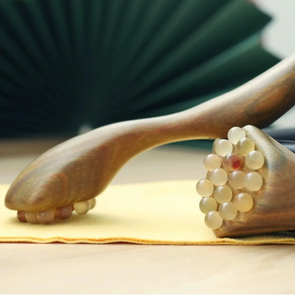 

Green Sandalwood Sheep Horn Comb Massage Scalp Meridians Clearing Hair Combing Area Head Therapy Acupoint Health Comb