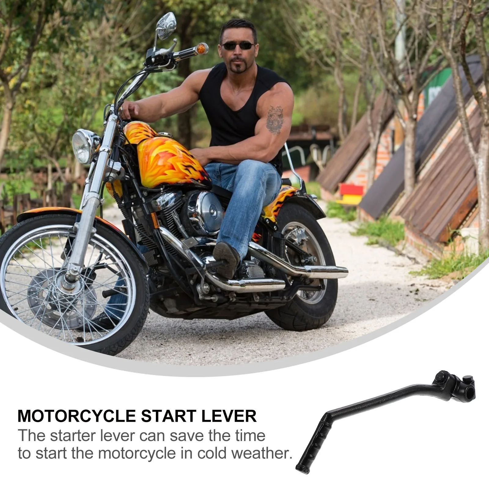 

Motorbike Start Lever Start Foot Rod Start Foot Lever Foot Start Lever Steel Foot Rod