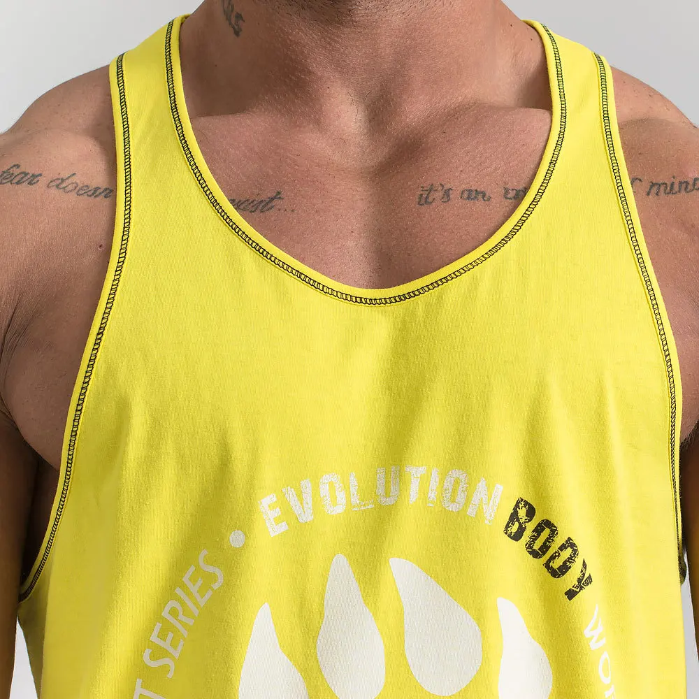 Bear Paw Claw Men Bodybuilding Tank Top Gyms Fitness Cotton Sleeveless Shirt Clothing Workout Stringer Singlet Casual Print Vest