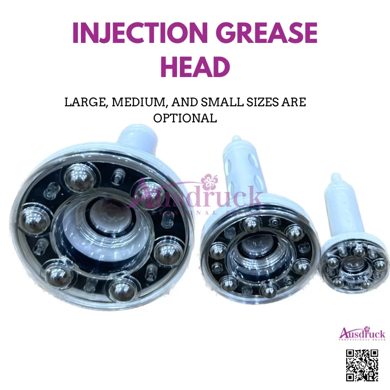 Beauty Salon Essentials: Plastic Injection Grease Heads for Gua Sha, Cupping & Negative Pressure - Sizes Large to Small