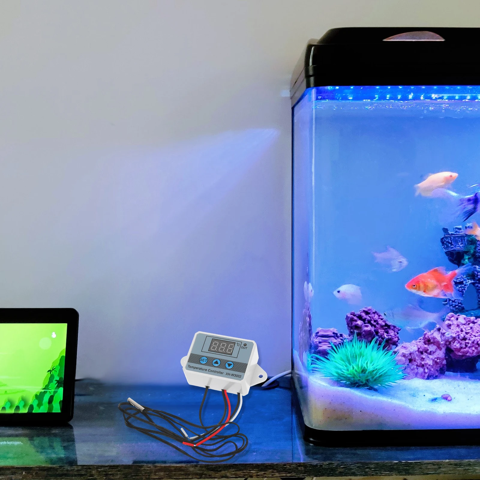 

Digital Temperature Controller For Laboratory Greenhouse Aquarium Intelligent Electronic Thermostat Abs Durable Module