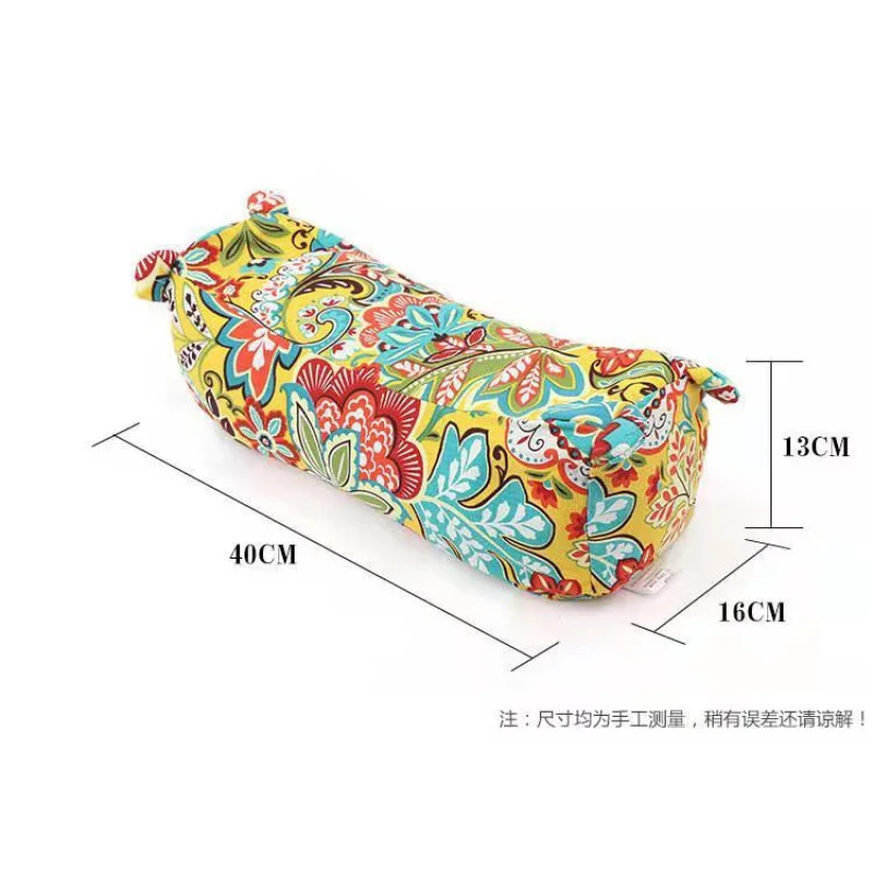 【Tiger head pillow】Cervical Support Buckwheat Pillow Buckwheat Husk Tiger Head Pillow Core Chinese Ethnic Style Fabric Tiger Pil