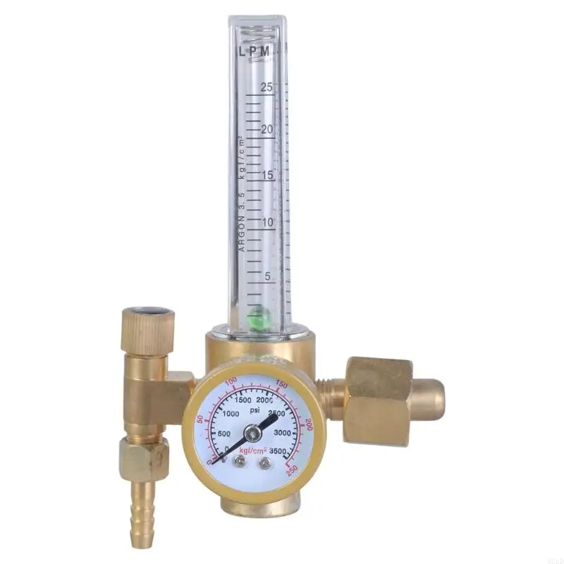 A2UD Professional Flowmeter Argon CO2 Regulador gás TIG MIG Redutor pressão do redutor fluxo Instalação fácil 8