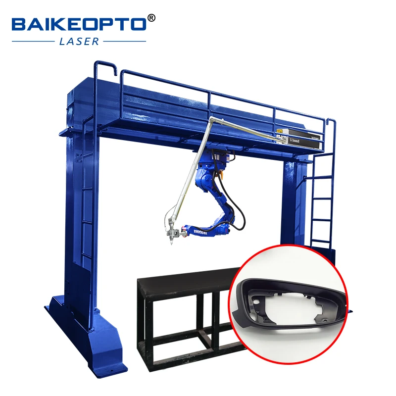 Machine de découpe 3D CO2 BK-J500L-GP25, conception modulaire pratique, traitement du PVC, Machine Laser 500W