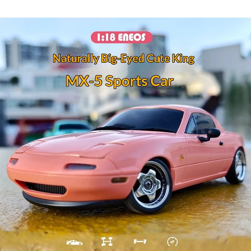 

MX5 Drift Gyroscope Remote Control Car LED Light up Flip Light Feature for Boys City Road Car LD1804 New Product