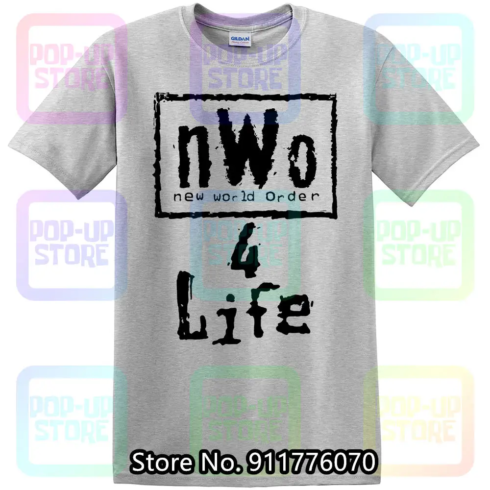 NWO (New World Order 4 Life) Men\'s Large Black T-Shirt (bin F)
