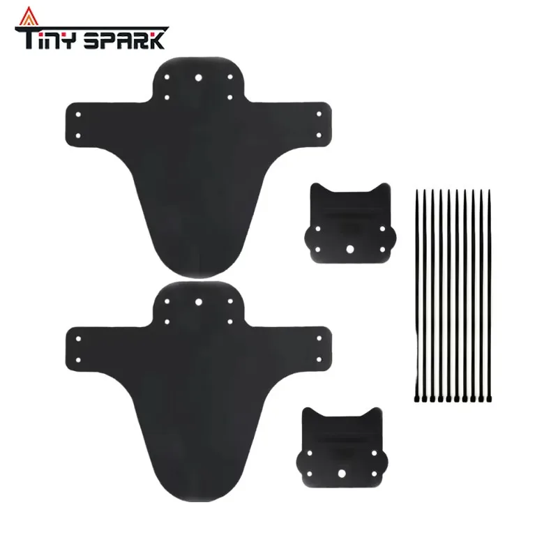 2 Pcs Adjustable Front and Rear Bike Fenders Compatible Mountain Bike Fat Bike Wheel Size Fenders