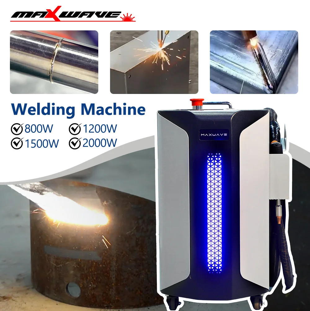 

Maxwave Portable Laser Welder Flexible Handheld Head Coaxial Incident Mode Wide Power Adjustment Single Wire Feeding
