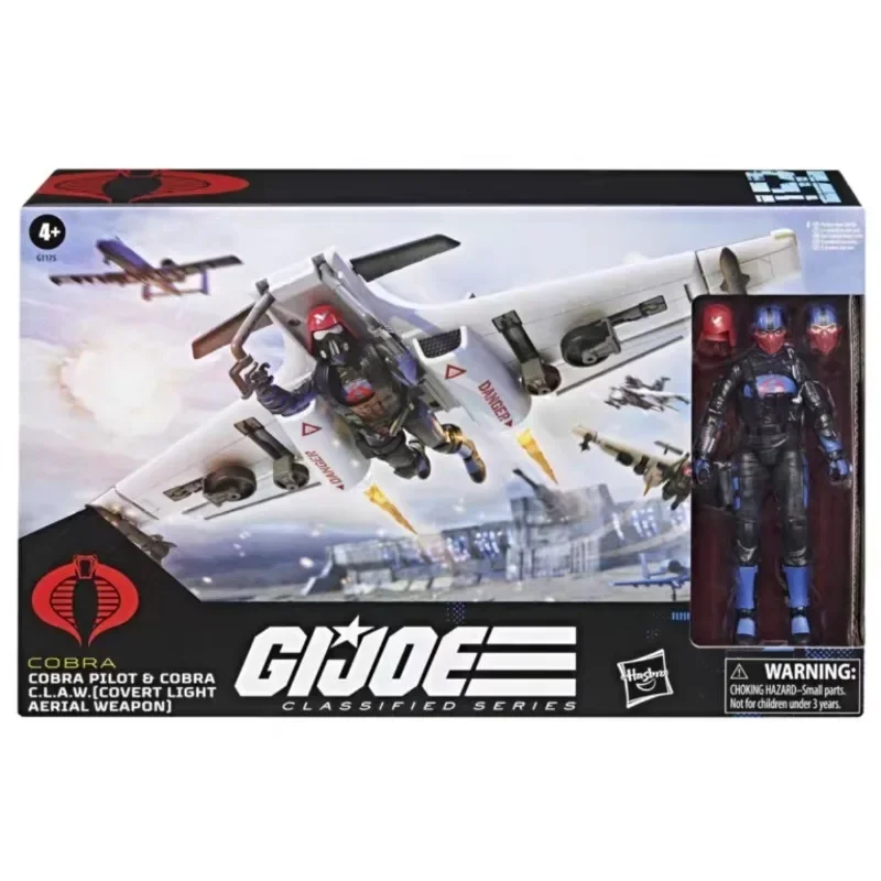 هاسبرو جي آي الأصلي الجديد. جو كلاسيفاد 152 كوبرا بايلوت وC.L.A.W. مجسم شخصية فاخرة مقاس 6 بوصات #3