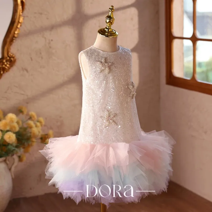 Neues Hochzeitskleid, Brautkleid, Kleid für Klavierauftritt, Geburtstagsfeier-Kleider für Mädchen A5078, Großhandel für Abendkleider für Mädchen – Detail 5