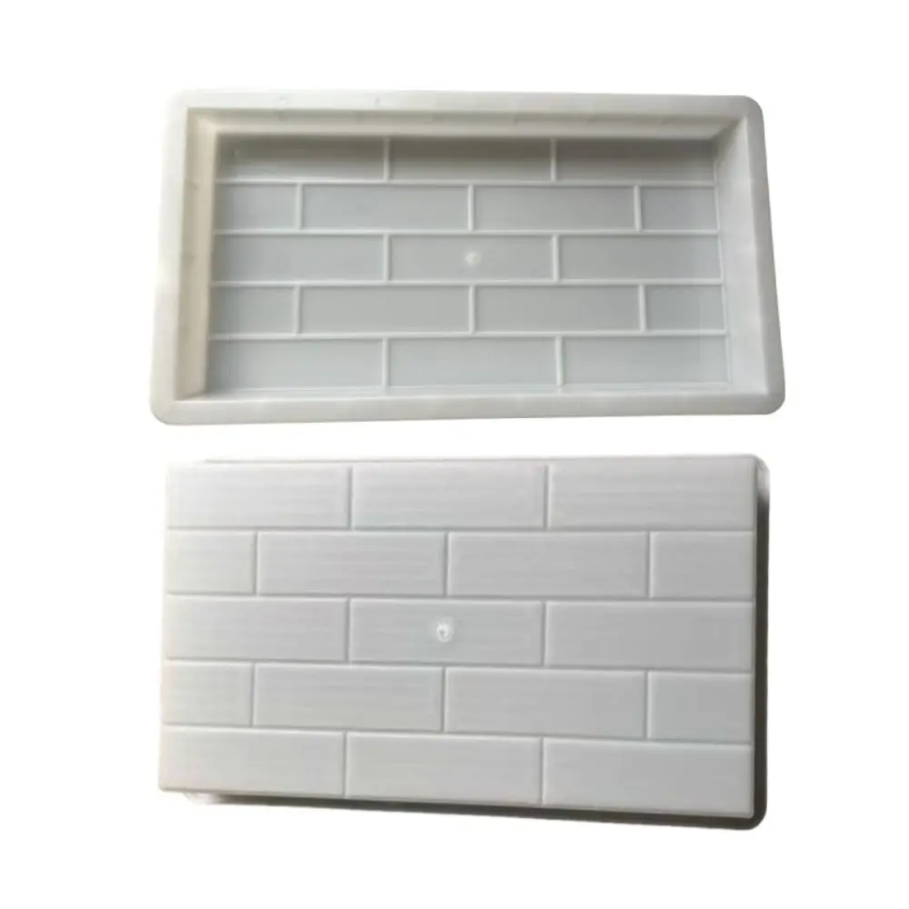 I-Shaped Concrete Paver Molds Non-Slip Reusable Pavement Floor Template Easy Release Long Shape Cement Brick Mould
