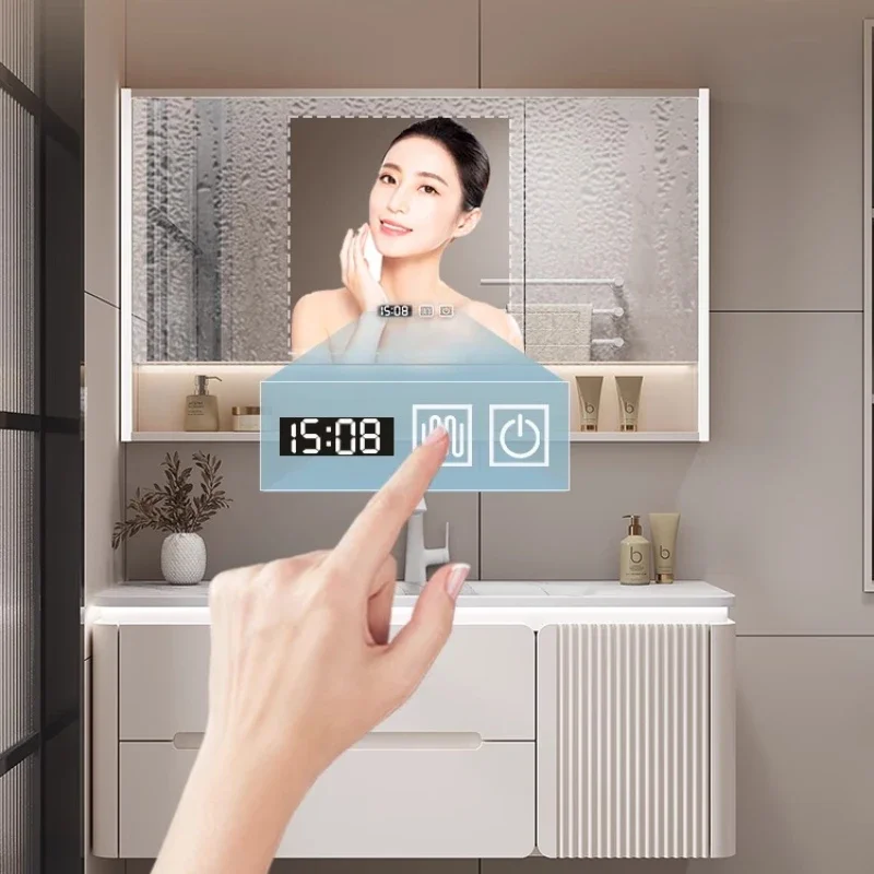 

Туалетный столик для ванной комнаты с раковиной под шкафом Прикроватная тумбочка для ванной комнаты Шкаф для хранения туалета Душ Нишевая мебель Домашний шкаф