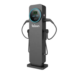 Dual 22kw Type1 Type2 Floor Stand Commerical EV Charger Electric Car Ocpp Charging Pile