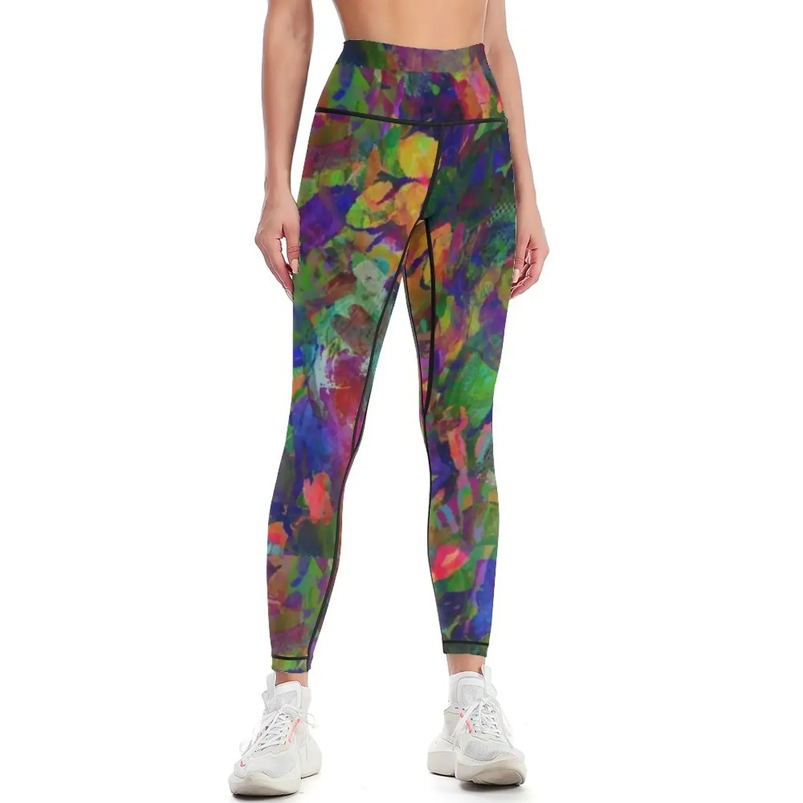 Painted florals Leggings joggers for exercise clothing for Sports pants for Women's gym Womens Leggings