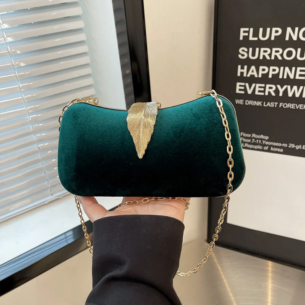 

French Large Capacity Evening Banquet Bag Make Up Storage Single Shoulder Box Handbag Phone Pouch Chain Crossbody Bag Women