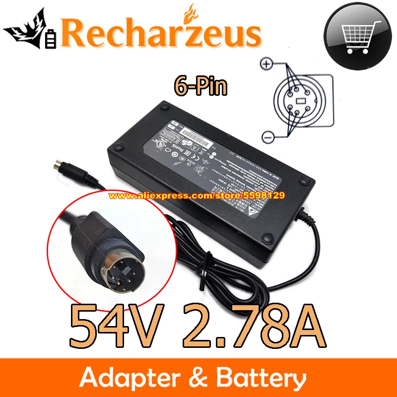 Genuine Delta 54V 2.78A 150W AC Adapter ADP-150AR B Laptop Charger For Getac X500 Cisco SG300-10MPP Power Supply