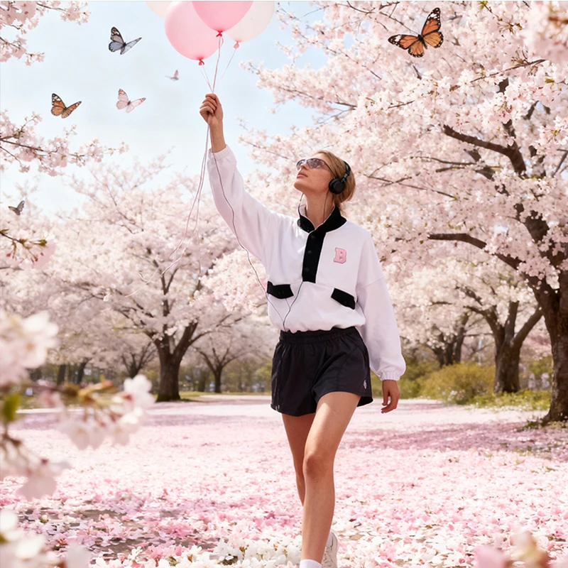 البلوز أسود أبيض كتلة اللون هوديي تنوعا الأساسية فضفاضة تناسب المرأة Y2K الضروري البلوز Harajuku لارتداء اليومي غير رسمي #6