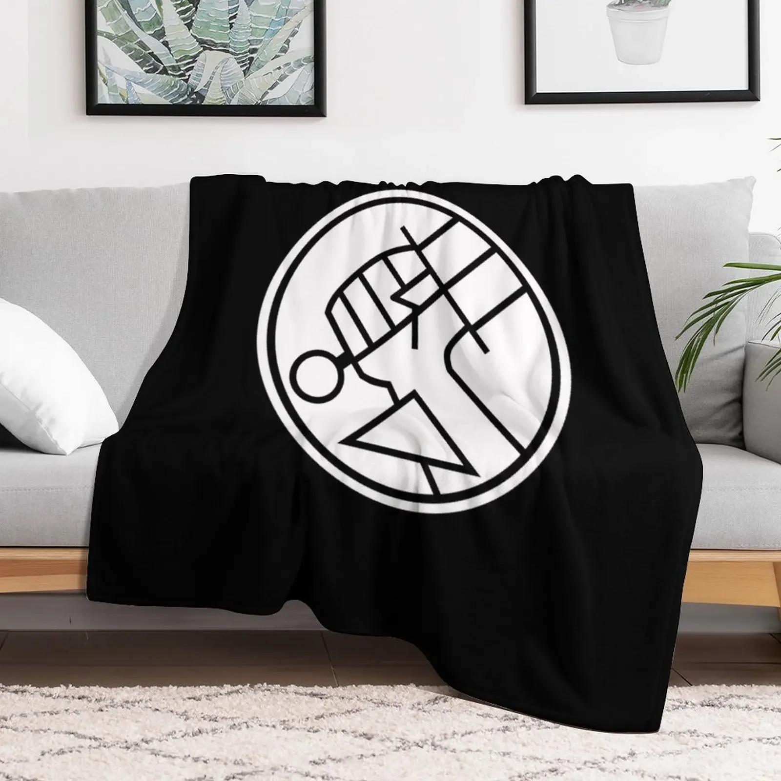 hellboy bprd Throw Blanket Air Conditioner Soft Blanket for Office Home