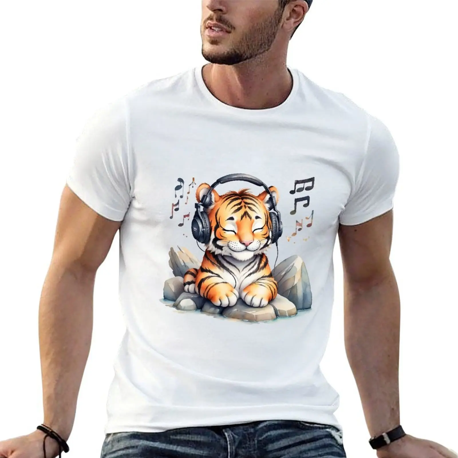 Tiger Zen T-Shirt new gifts and t-shirts custom t-shirts t shirt men 100℅ cotton