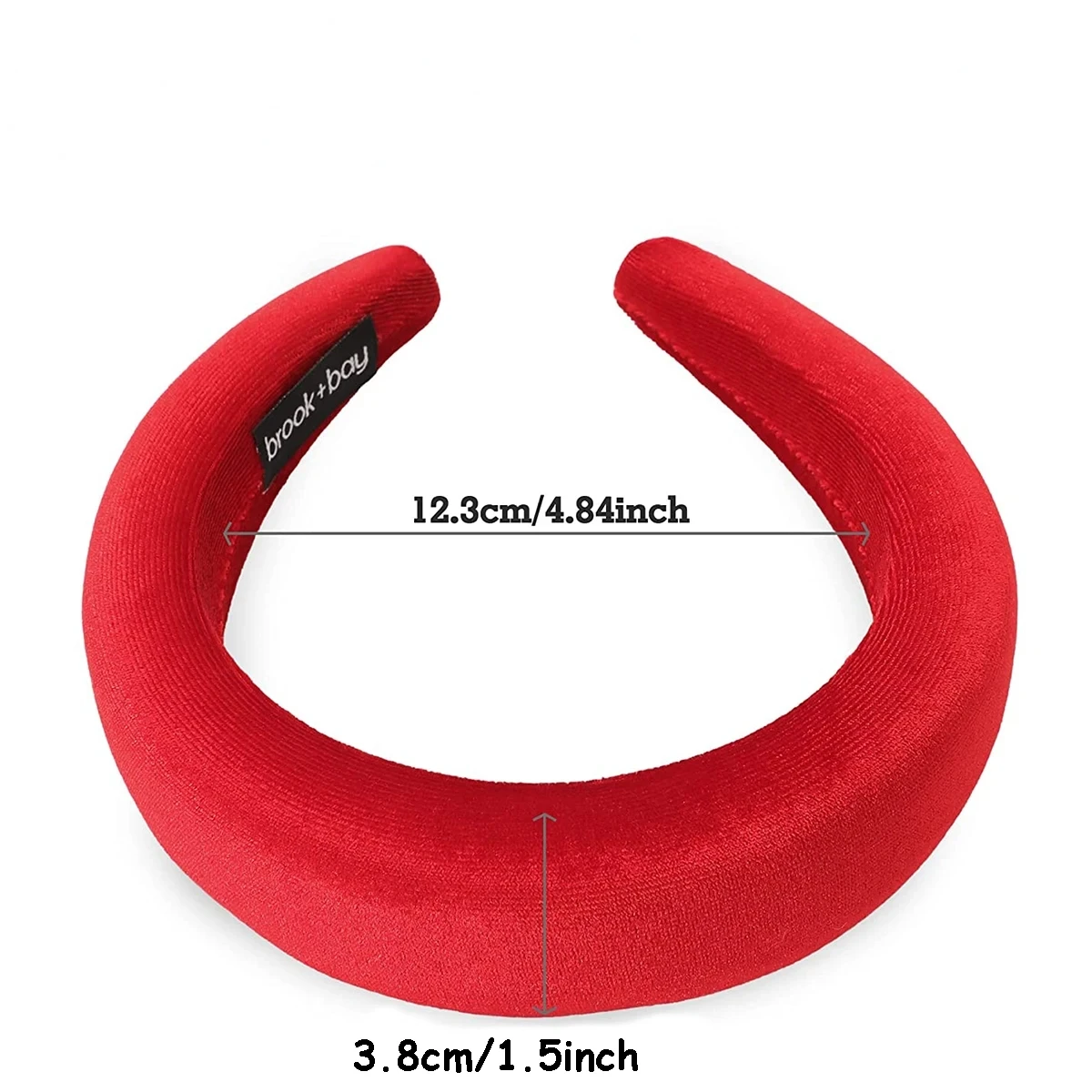 New Fashion Padded Headbands for Women Wide Bezel Hairbands Girls Sponge Thick Non-Slip Hairband Fashion Hair Accessories