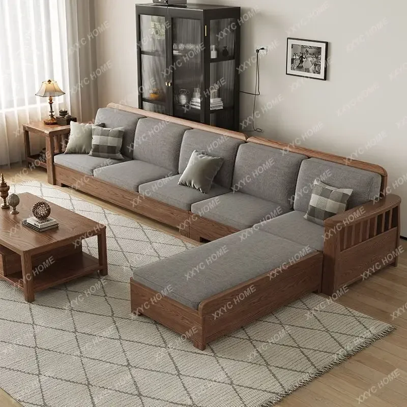 HModern simple winter and summer dual-purpose small apartment living room combination storage princess furniture solid woo
